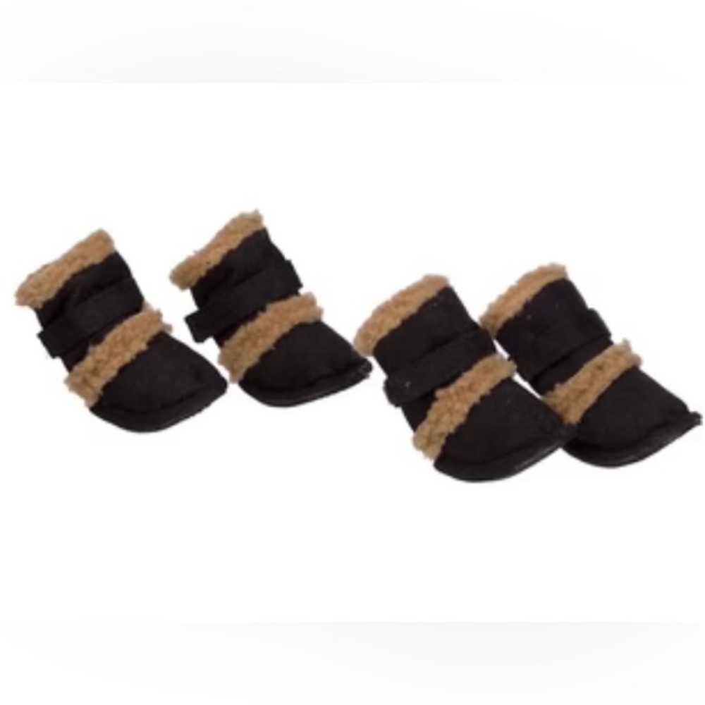Diggz 3M insulated winter fashion dog shoes booties-Set of 4